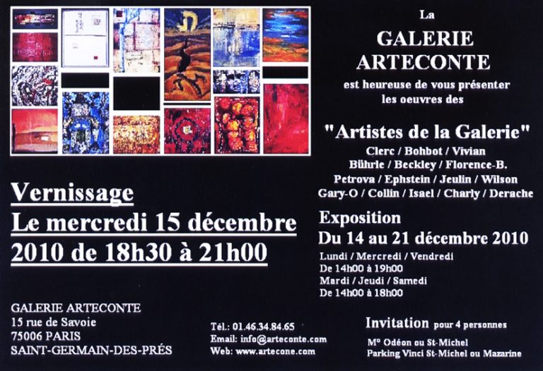 vernissage-galerie-arteconte-paris-decembre-2010-john-beckley