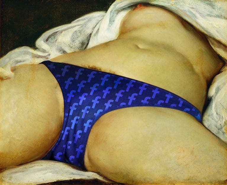 The work of Gustave Courbet and modern censorship