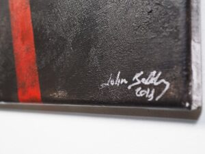 guile tableau abstrait John Beckley signature