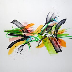 Tableau abstrait Nature