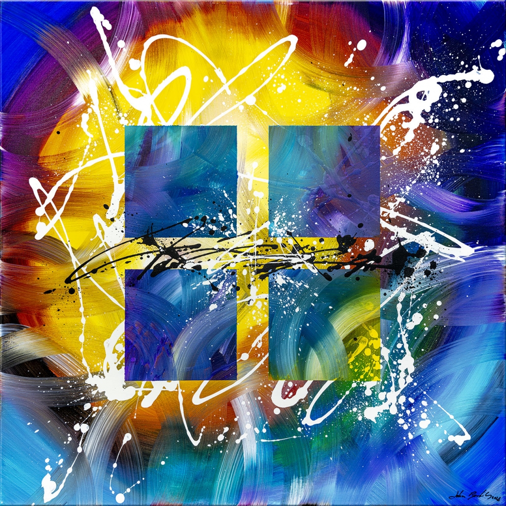 John Beckley Abstract Art A large collection of abstract painting