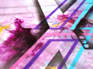 détail peinture abstraite Nyx