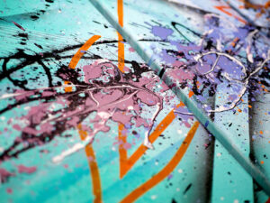 détail abstract painting Mox