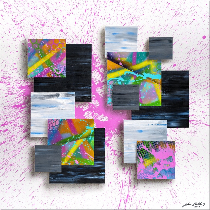 John Beckley Abstract Art A large collection of abstract painting