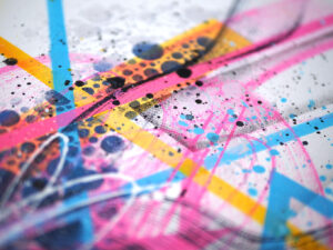 Temporalis detail abstract Painting