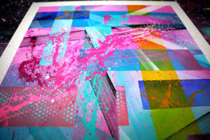 Acid-night-tableau-abstrait-copyright-john-beckley-detail-01