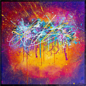 Adonia abstract painting copyright john beckley