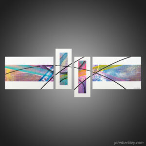 Luce tableau abstrait john beckley