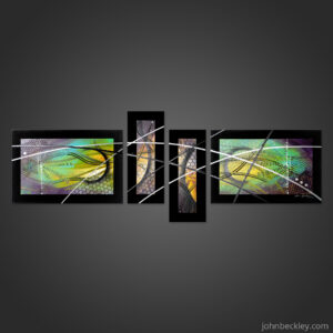 Luna Plena tableau abstrait copyright john beckley