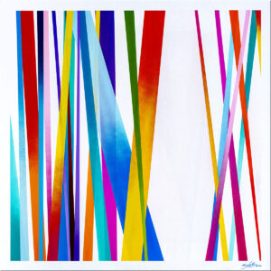 Milea abstract painting copyright john beckley