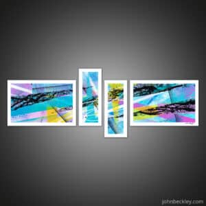 Pœnalis tableau abstrait copyright john beckley