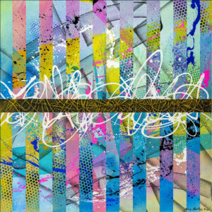 Stripes tableau abstrait copyright john beckley