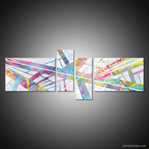 Ternox tableau abstrait copyright john beckley