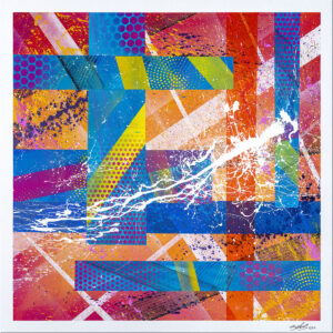 Terra tableau abstrait copyright john beckley